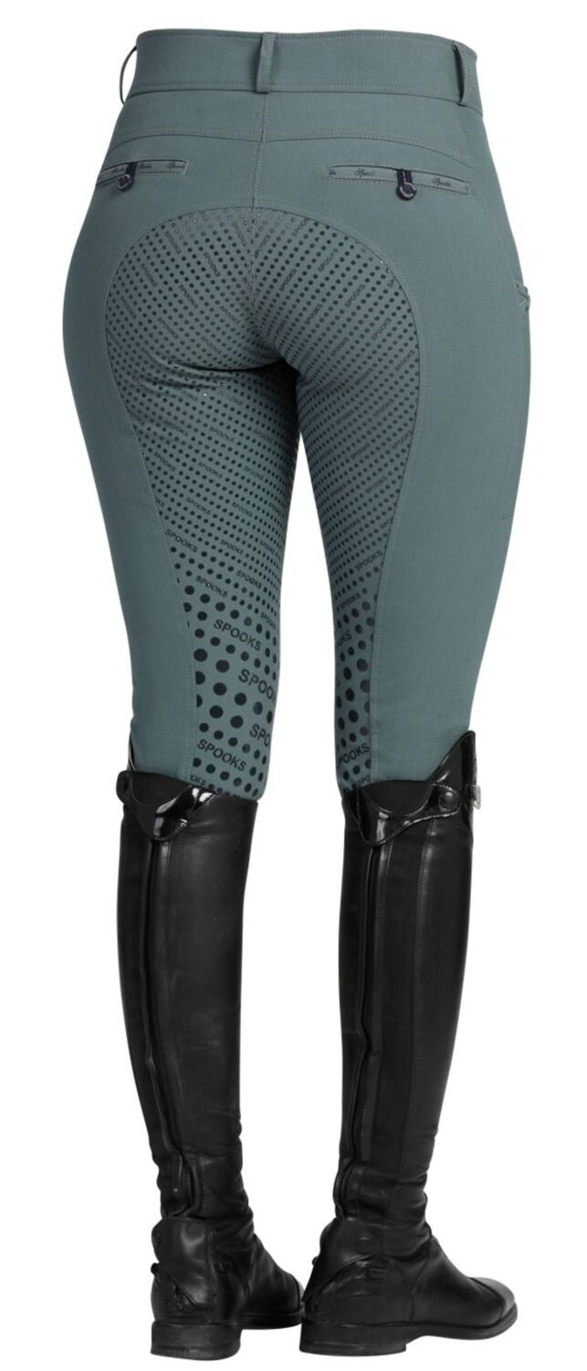 Elina Full Grip Breeches Dove Blue Spooks Riding Australasia