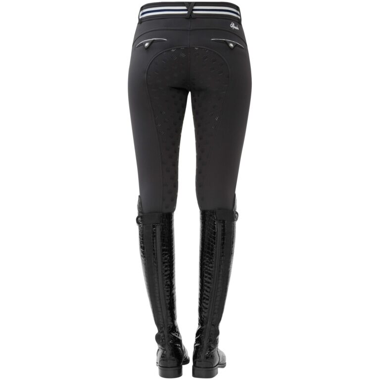 Fiona Full Grip Thermo Breeches - Dark Grey - Spooks Riding - Australasia