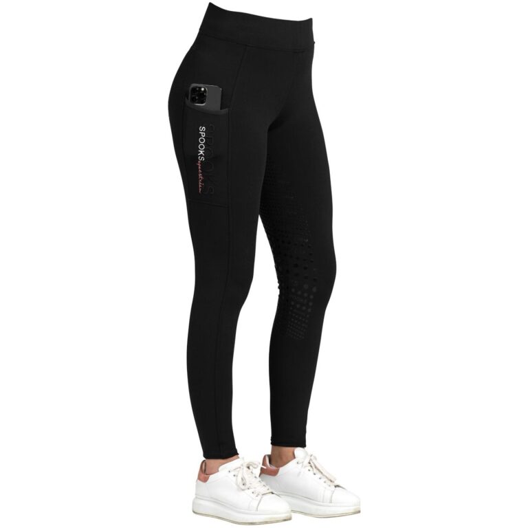 Johna Full Grip Leggings - Black - Spooks Riding - Australasia